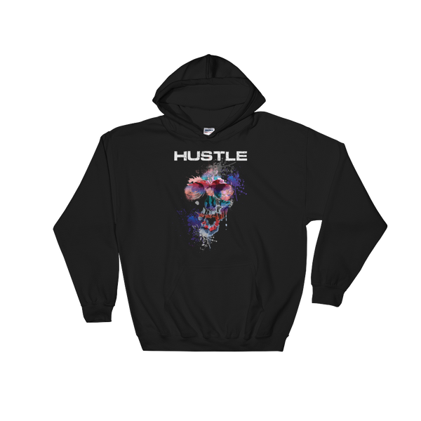 Ink'd Out Skull of HUSTLE Hoodie