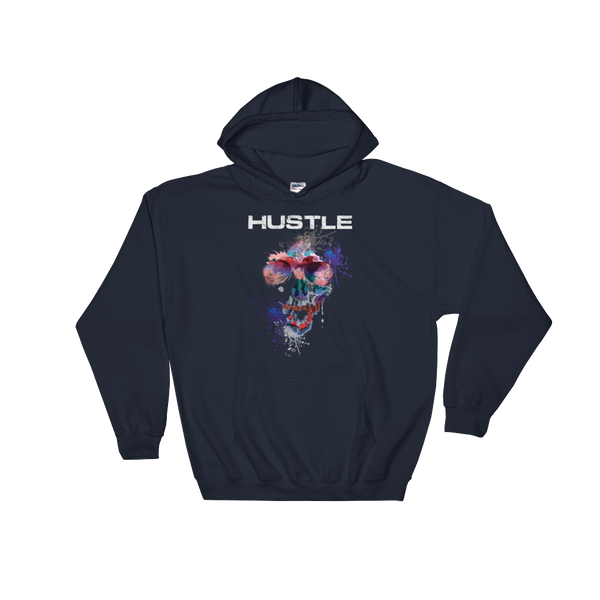 Ink'd Out Skull of HUSTLE Hoodie