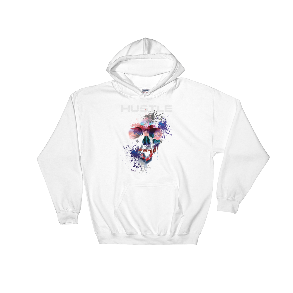 Ink'd Out Skull of HUSTLE Hoodie