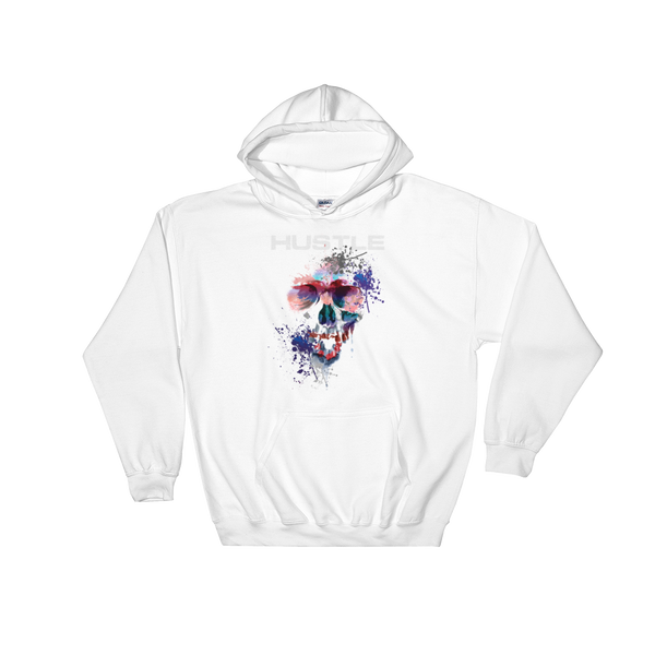 Ink'd Out Skull of HUSTLE Hoodie